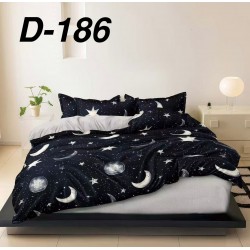 Lenjerie de Pat din Finet cu elastic, 6 Piese, Pat 2 Persoane