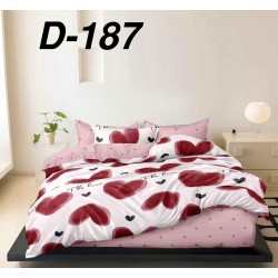 Lenjerie de Pat din Finet cu elastic, 6 Piese, Pat 2 Persoane