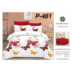 Lenjerie de Pat din Finet, 6 Piese, Pat 2 Persoane