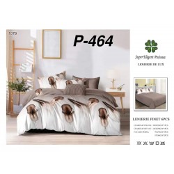 Lenjerie de Pat din Finet, 6 Piese, Pat 2 Persoane