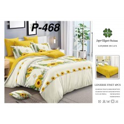 Lenjerie de Pat din Finet, 6 Piese, Pat 2 Persoane