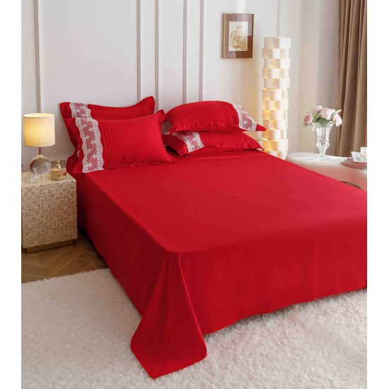 LENJERII PLIURI SI INIMI Lenjerii bumbac finet 2 persoane 6 piese