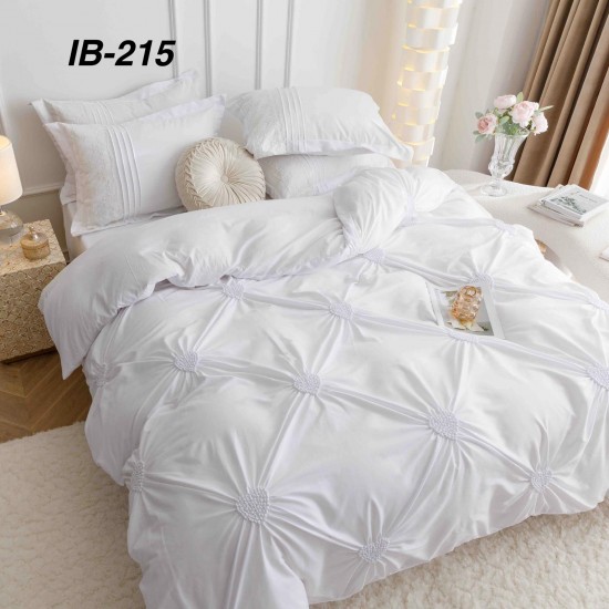 LENJERII PLIURI SI INIMI Lenjerii bumbac finet 2 persoane 6 piese