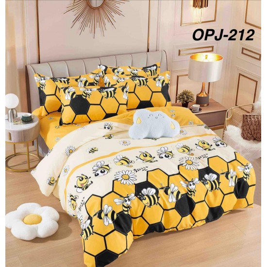 Lenjerii Bumbac Finet 1 persoana, 4 Piese, cearsaf pat clasic Lenjerii bumbac finet 1 persoană 4 piese