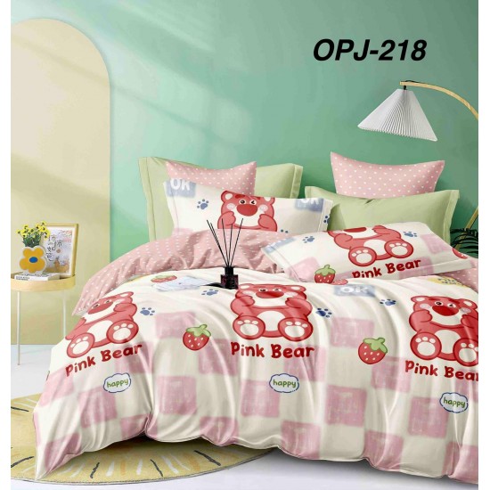 Lenjerii Bumbac Finet 1 persoana, 4 Piese, cearsaf pat clasic Lenjerii bumbac finet 1 persoană 4 piese