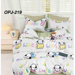 Lenjerii Bumbac Finet 1 persoana, 4 Piese, cearsaf pat clasic