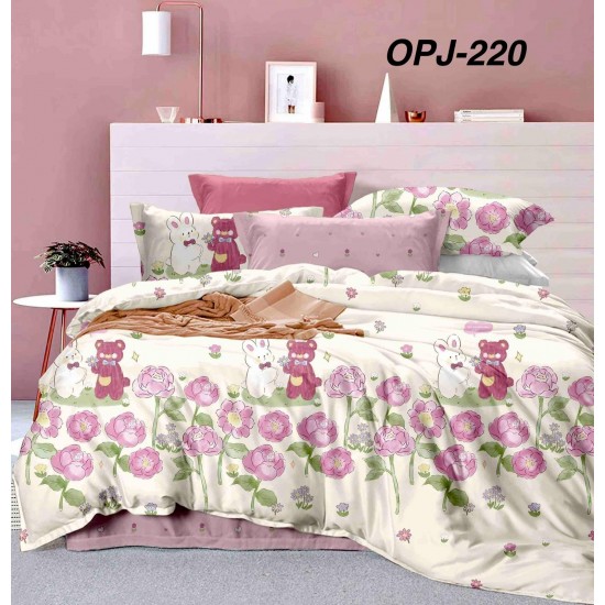 Lenjerii Bumbac Finet 1 persoana, 4 Piese, cearsaf pat clasic Lenjerii bumbac finet 1 persoană 4 piese