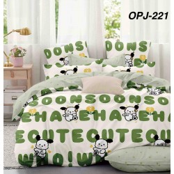 Lenjerii Bumbac Finet 1 persoana, 4 Piese, cearsaf pat clasic