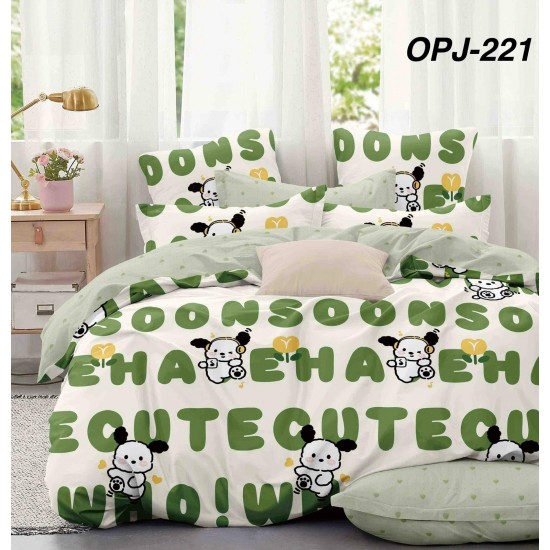 Lenjerii Bumbac Finet 1 persoana, 4 Piese, cearsaf pat clasic Lenjerii bumbac finet 1 persoană 4 piese