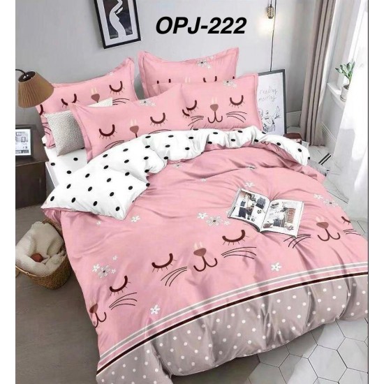 Lenjerii Bumbac Finet 1 persoana, 4 Piese, cearsaf pat clasic Lenjerii bumbac finet 1 persoană 4 piese