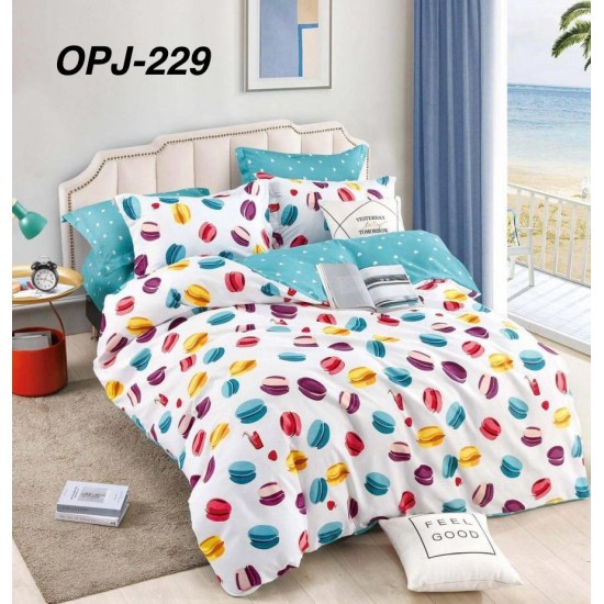 Lenjerii Bumbac Finet 1 persoana, 4 Piese, cearsaf pat clasic Lenjerii bumbac finet 1 persoană 4 piese