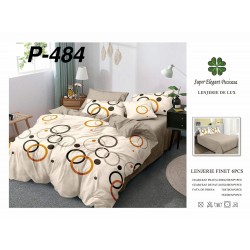 Lenjerie de Pat din Finet, 6 Piese, Pat 2 Persoane