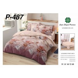 Lenjerie de Pat din Finet, 6 Piese, Pat 2 Persoane