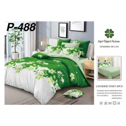 Lenjerie de Pat din Finet, 6 Piese, Pat 2 Persoane