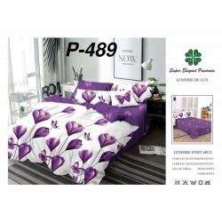 Lenjerie de Pat din Finet, 6 Piese, Pat 2 Persoane