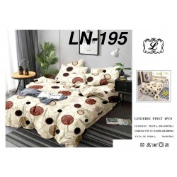 Lenjerie de Pat din Finet, 6 Piese, Pat 2 Persoane