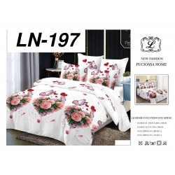 Lenjerie de Pat din Finet, 6 Piese, Pat 2 Persoane