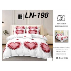 Lenjerie de Pat din Finet, 6 Piese, Pat 2 Persoane