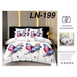 Lenjerie de Pat din Finet, 6 Piese, Pat 2 Persoane