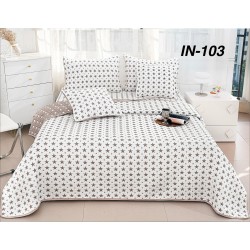 Cuvertura de pat de in – 5 piese