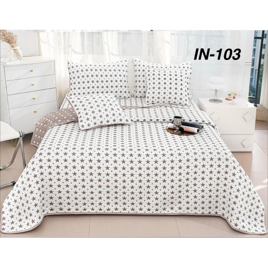 Cuvertura de pat de in – 5 piese Cuverturi IN