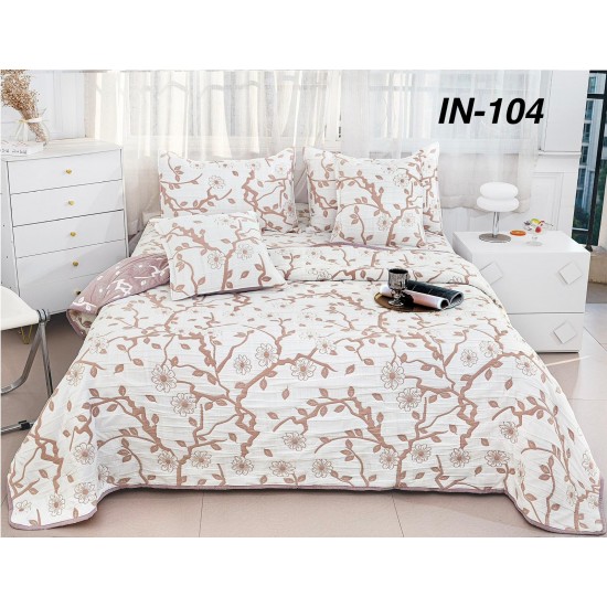 Cuvertura de pat de in – 5 piese Cuverturi IN