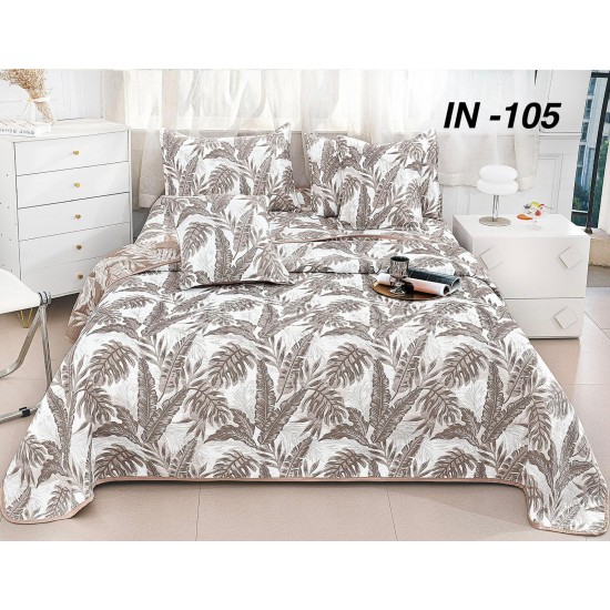 Cuvertura de pat de in – 5 piese Cuverturi IN