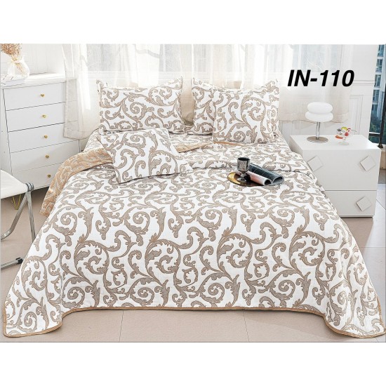 Cuvertura de pat de in – 5 piese Cuverturi IN