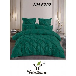 Lenjerie de pat cu pliuri din bumbac finet , 6 Piese, Pat 2 Persoane