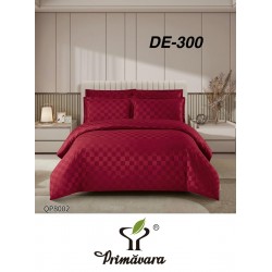 Lenjerie de pat DAMASC cu ELASTIC, 4 piese