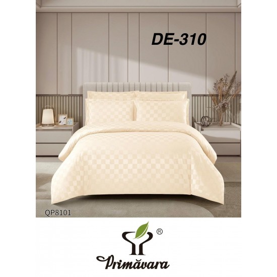 Lenjerie de pat DAMASC cu ELASTIC, 4 piese Lenjerii de Pat Damasc cu Elastic