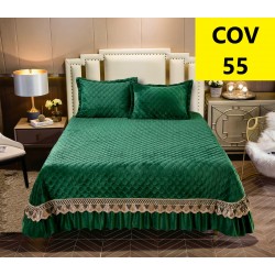 Cuverturi de pat din Catifea + 2 fete perna