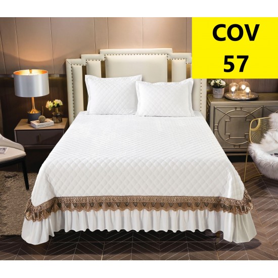 Cuverturi de pat din Catifea + 2 fete perna Cuverturi de pat din Catifea + 2 fete perna