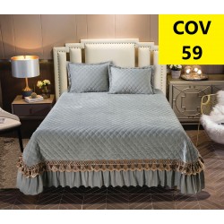 Cuverturi de pat din Catifea + 2 fete perna