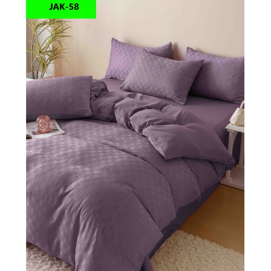 Lenjerie De Pat, 2 Persoane, 6 piese, din Jacquard Lenjerii bumbac finet 2 persoane 6 piese