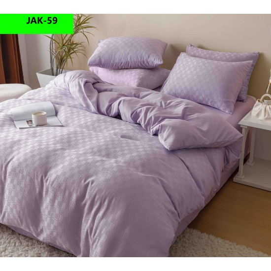 Lenjerie De Pat, 2 Persoane, 6 piese, din Jacquard Lenjerii bumbac finet 2 persoane 6 piese