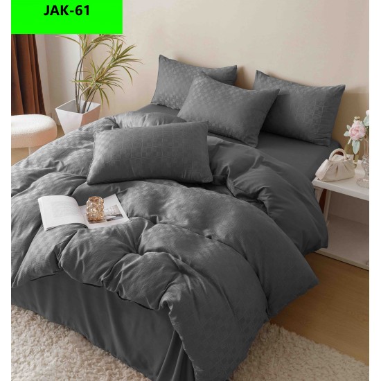 Lenjerie De Pat, 2 Persoane, 6 piese, din Jacquard Lenjerii bumbac finet 2 persoane 6 piese