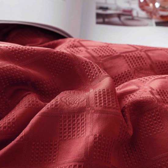 Lenjerie De Pat, 2 Persoane, 6 piese, din Jacquard Lenjerii bumbac finet 2 persoane 6 piese