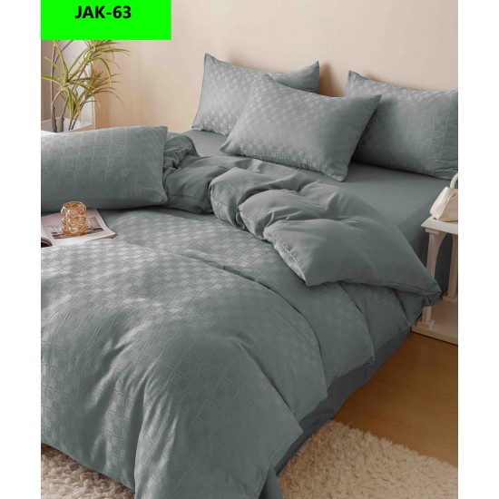 Lenjerie De Pat, 2 Persoane, 6 piese, din Jacquard Lenjerii bumbac finet 2 persoane 6 piese