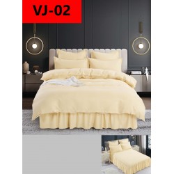 Lenjerie De Pat, 6 Piese, Volanase