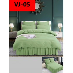 Lenjerie De Pat, 6 Piese, Volanase