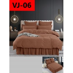 Lenjerie De Pat, 6 Piese, Volanase