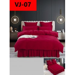 Lenjerie De Pat, 6 Piese, Volanase