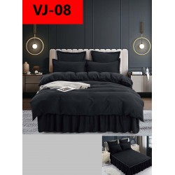 Lenjerie De Pat, 6 Piese, Volanase