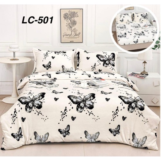 Set Lenjerii cocolino 2 persoane 4 piese Lenjerii cocolino 2 persoane 4 piese