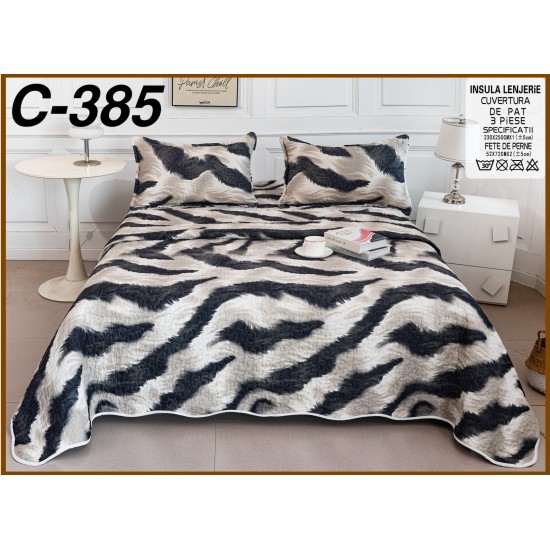 Cuverturi bumbac matlasat + 2 fete perna Cuverturi bumbac matlasat