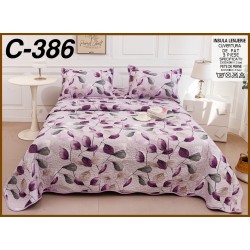 Cuverturi bumbac matlasat + 2 fete perna