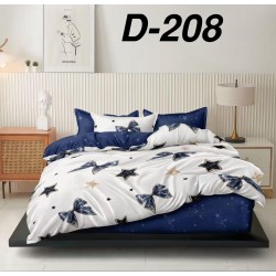 Lenjerie de Pat din Finet cu elastic, 6 Piese, Pat 2 Persoane