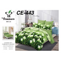 Lenjerie de Pat din Finet cu elastic, 6 Piese, Pat 2 Persoane