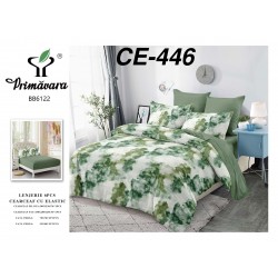 Lenjerie de Pat din Finet cu elastic, 6 Piese, Pat 2 Persoane